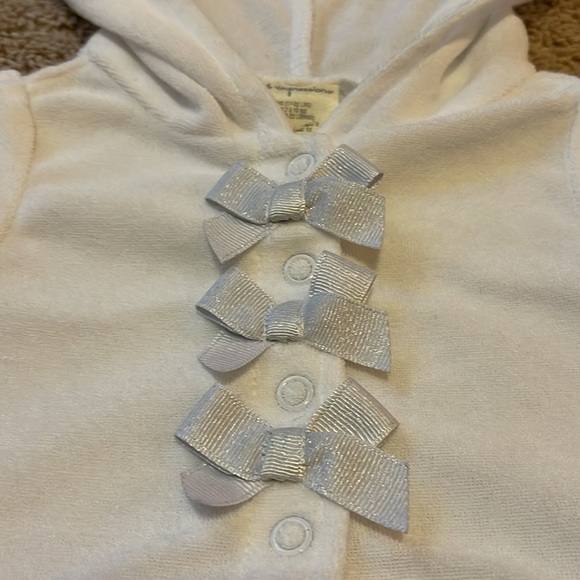 Baby Girls First Impressions Bow Front Swim Suit Cover Up size 6-9 months - Picture 3 of 12